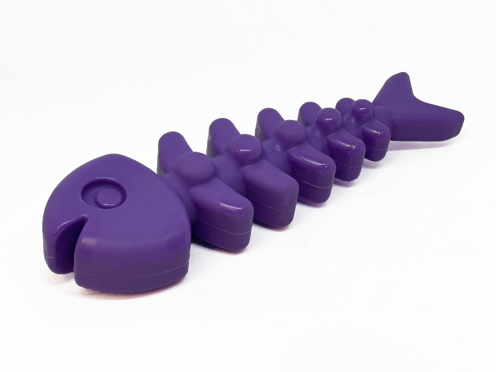 SodaPup Fish Bone Nylon Dog Toy Aggressive Chewers | USA Made
