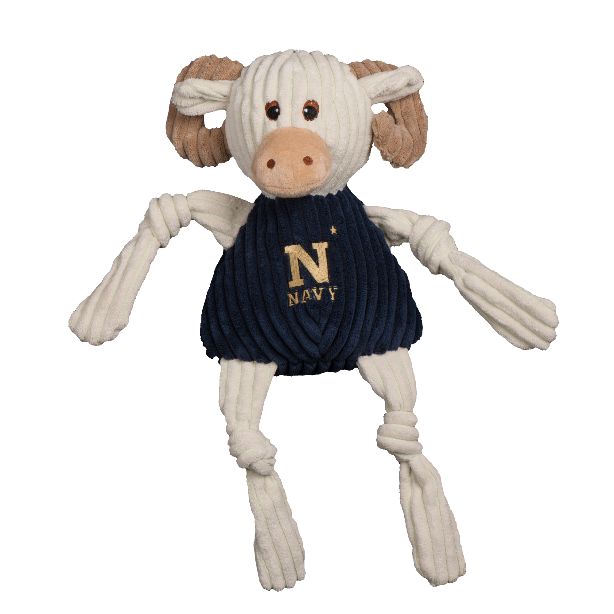 U.S. Naval Academy, Bill the Goat Knottie® Plush Dog Toy - Image 3