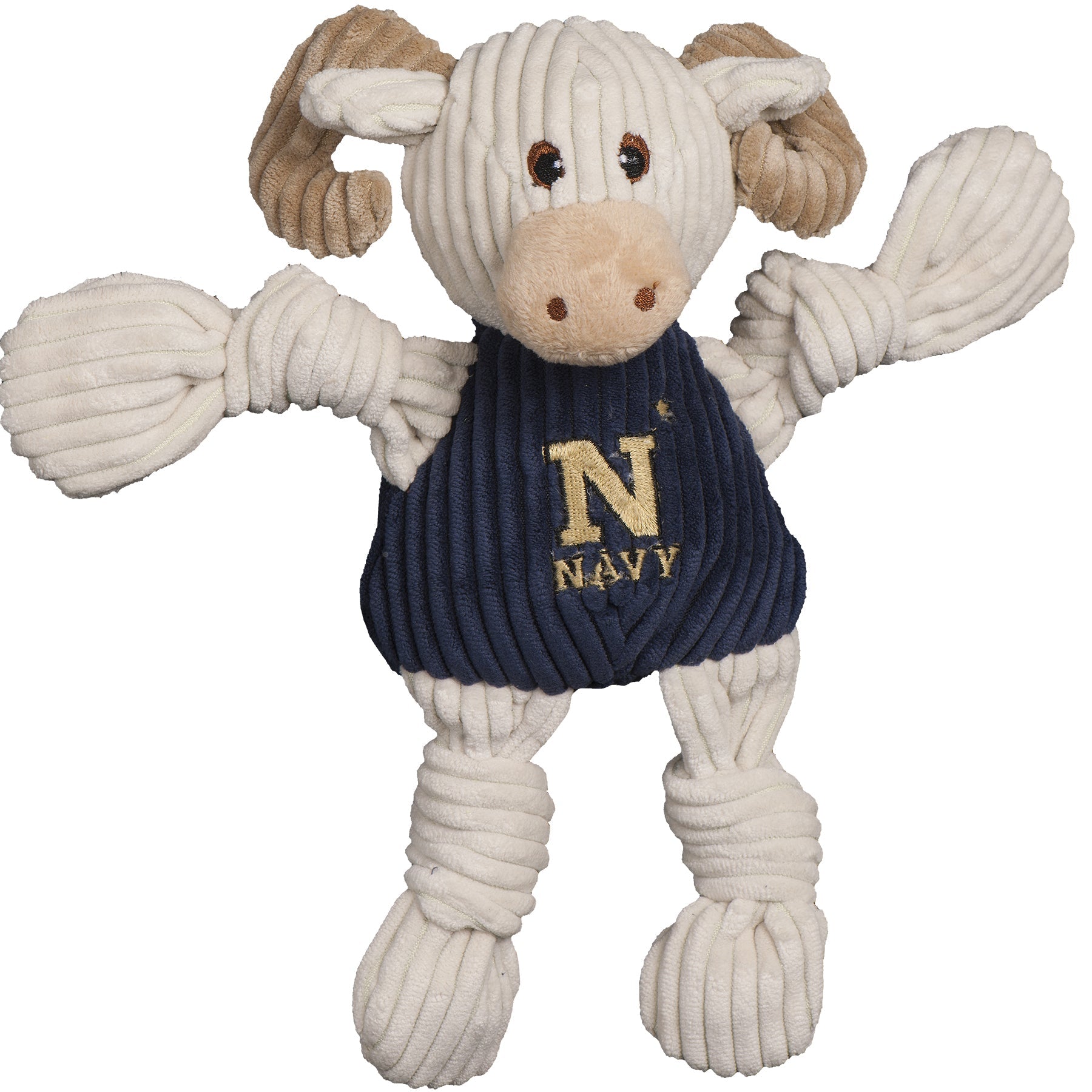 U.S. Naval Academy, Bill the Goat Knottie® Plush Dog Toy - Image 4