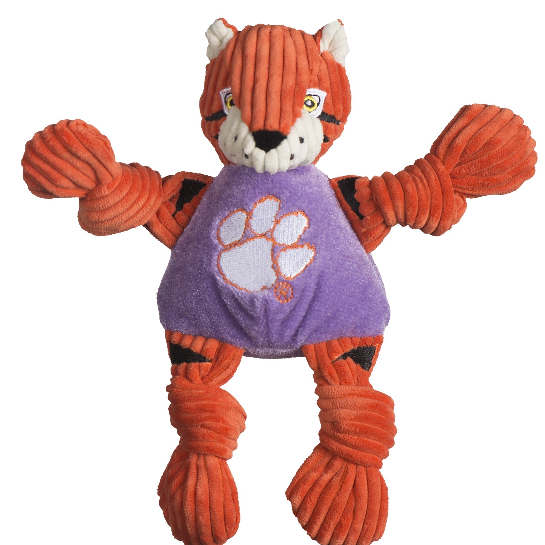 Clemson University, The Tiger Knottie® Plush Dog Toy - Image 3