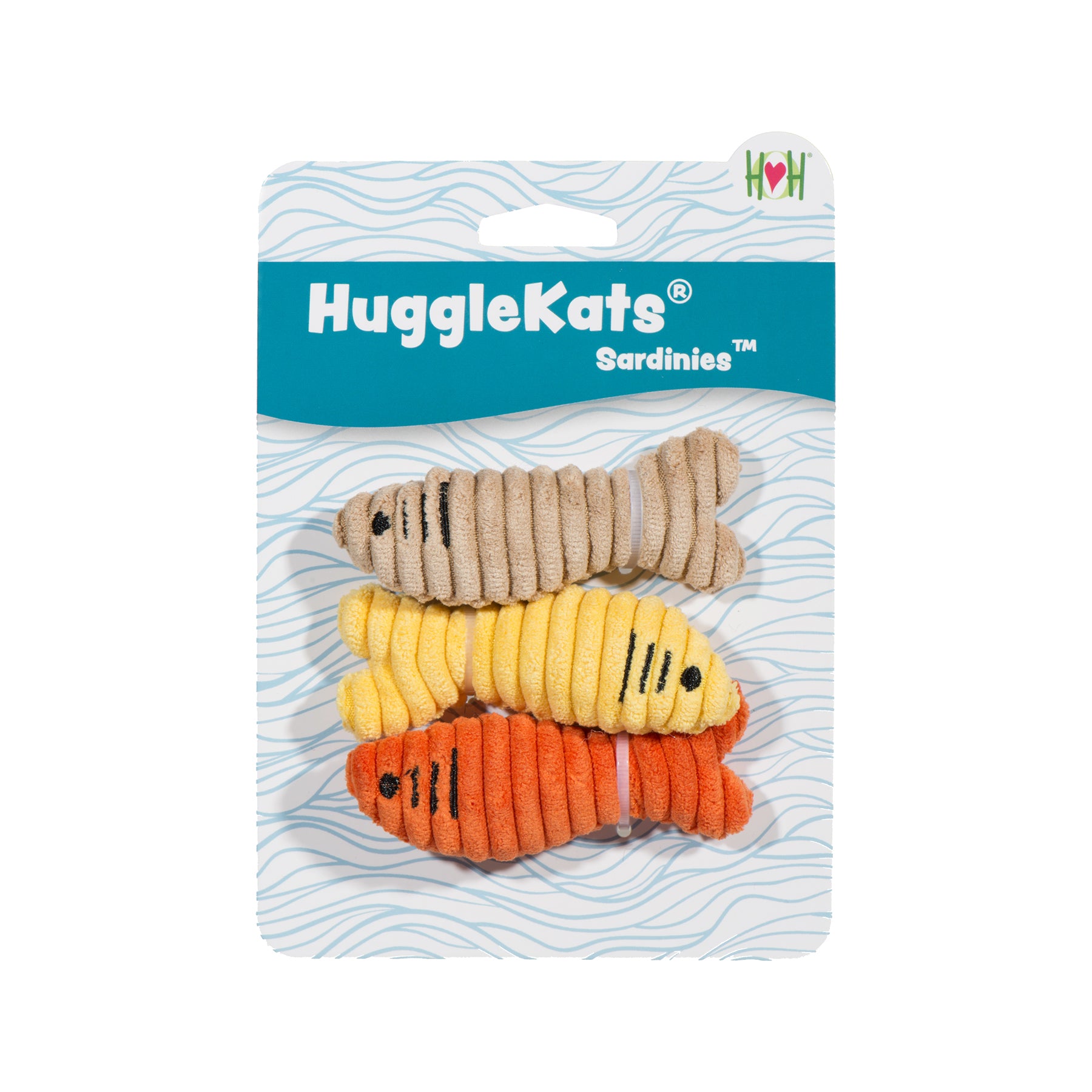 HuggleKats® Sardinies Cat Toys (3pk) - Image 2