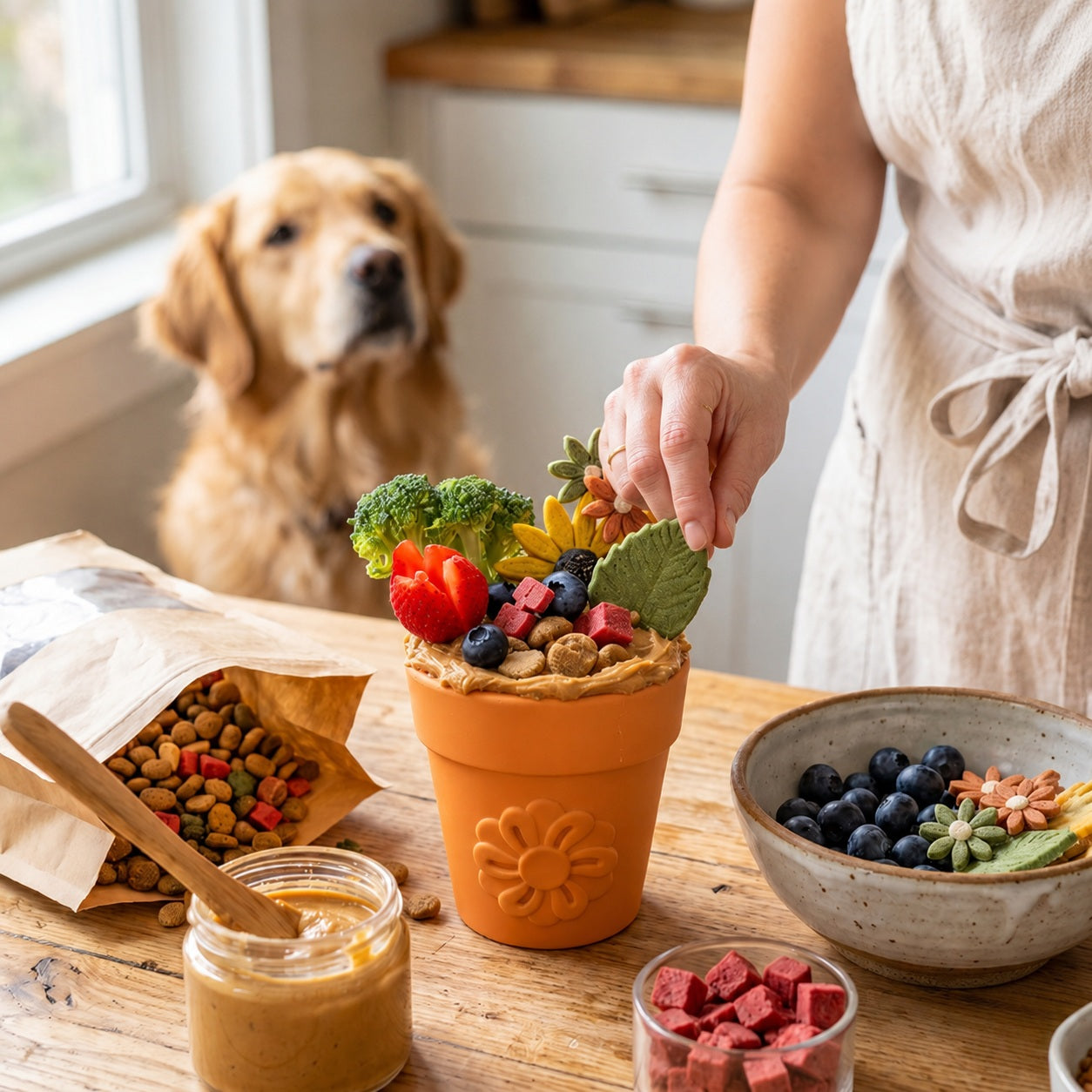 Large Flower Pot eCup Dog Treat Dispenser | Durable USA-Made Enrichment Toy | SodaPup - SodaPup/True Dogs, LLC