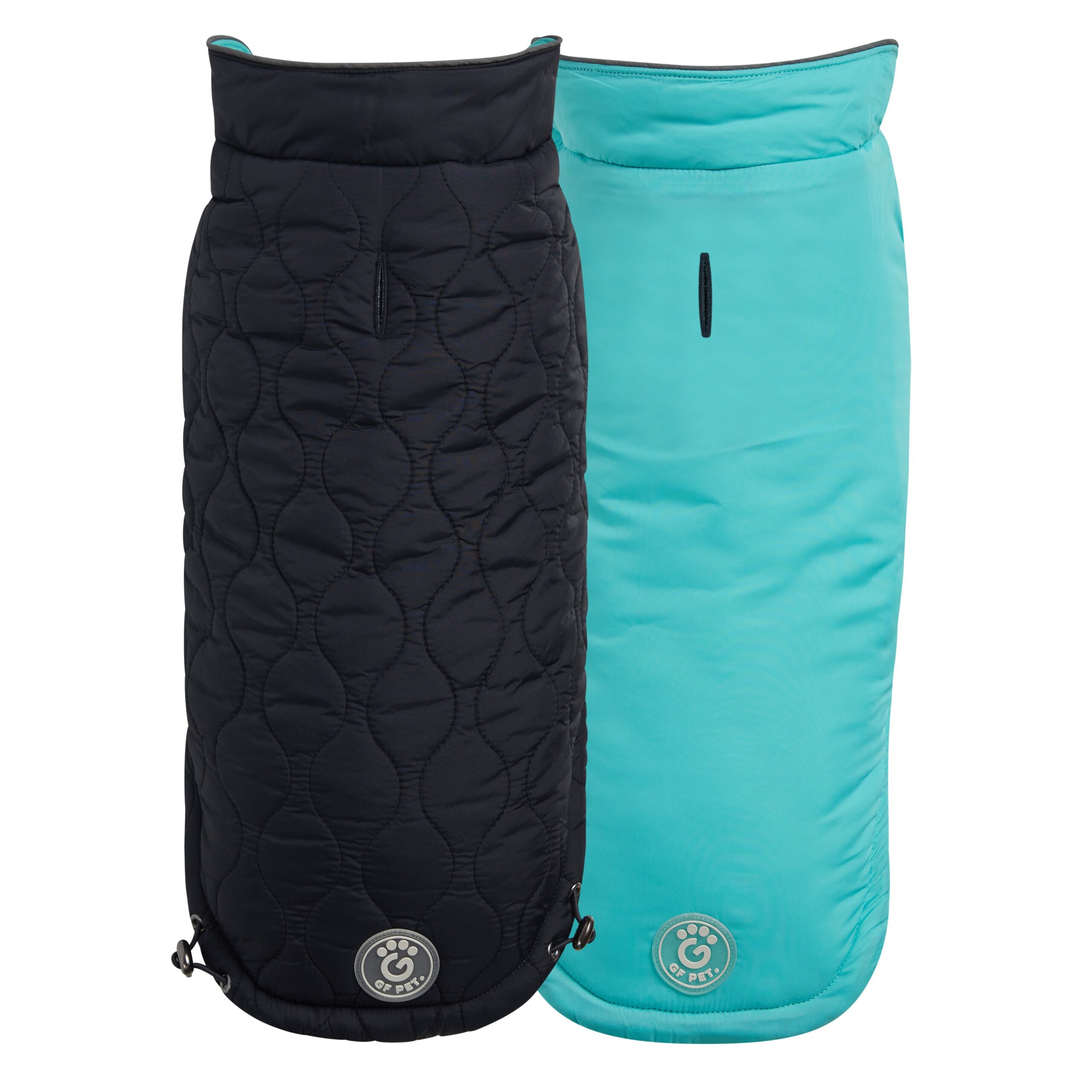 Reversible Chalet Jacket - Black/Aqua - Image 2