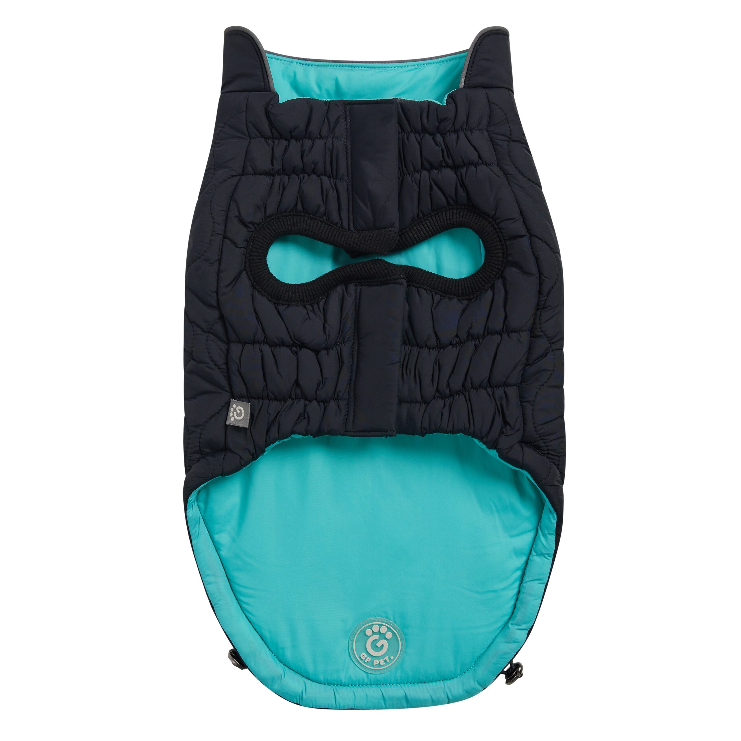 Reversible Chalet Jacket - Black/Aqua - Image 3