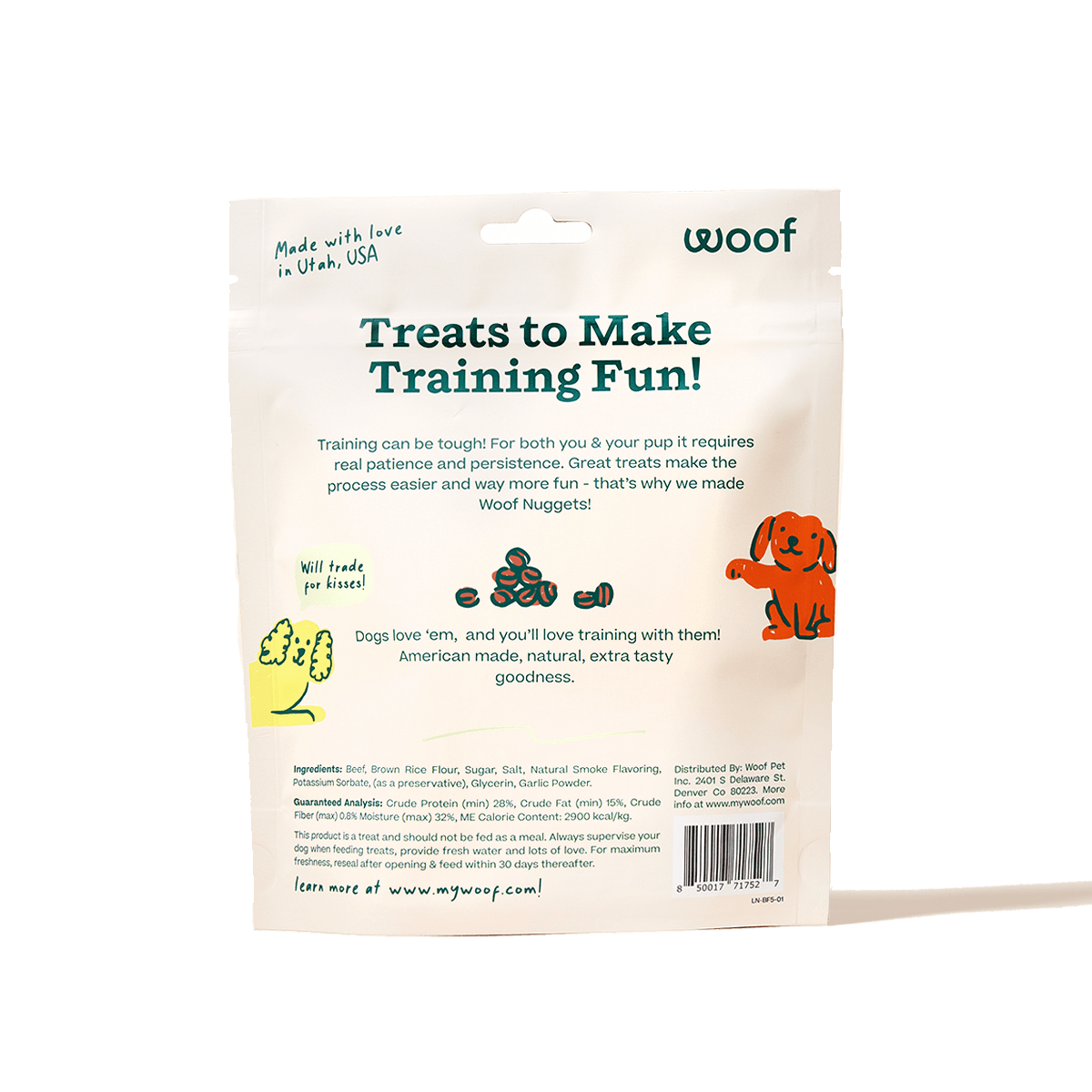 Love Nuggets - Beef Training Treats .