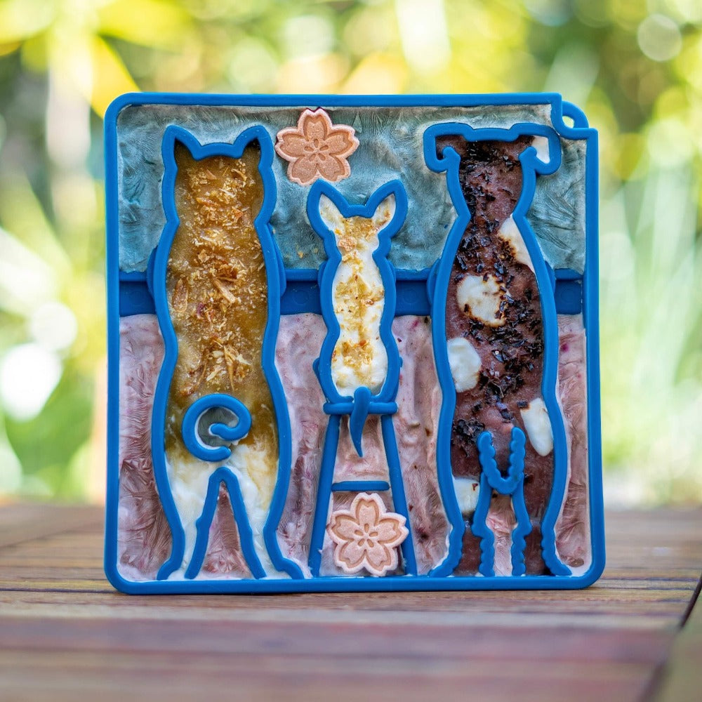 SodaPup Waiting Dogs eTray Shallow Slow Feeder Bowl Enrichment | USA Made
