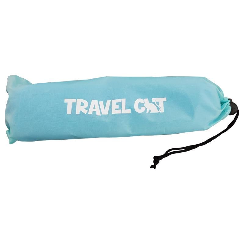 "The Travel Buddy" Double Bowl & Mat - Portable Cat Food & Water Dish
