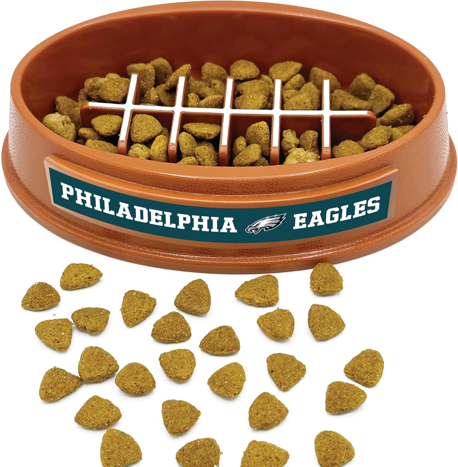 NFL Philadelphia Eagles Football Slow Feeder Bowl - Image 3