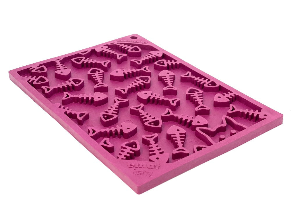 SodaPup Fishy emat Small Enrichment Lick Mat Dogs Cats |