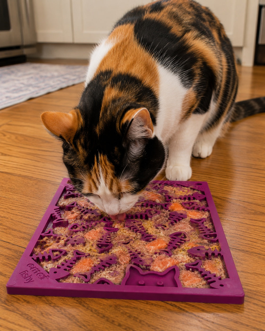 SodaPup Fishy emat Small Enrichment Lick Mat Dogs Cats |