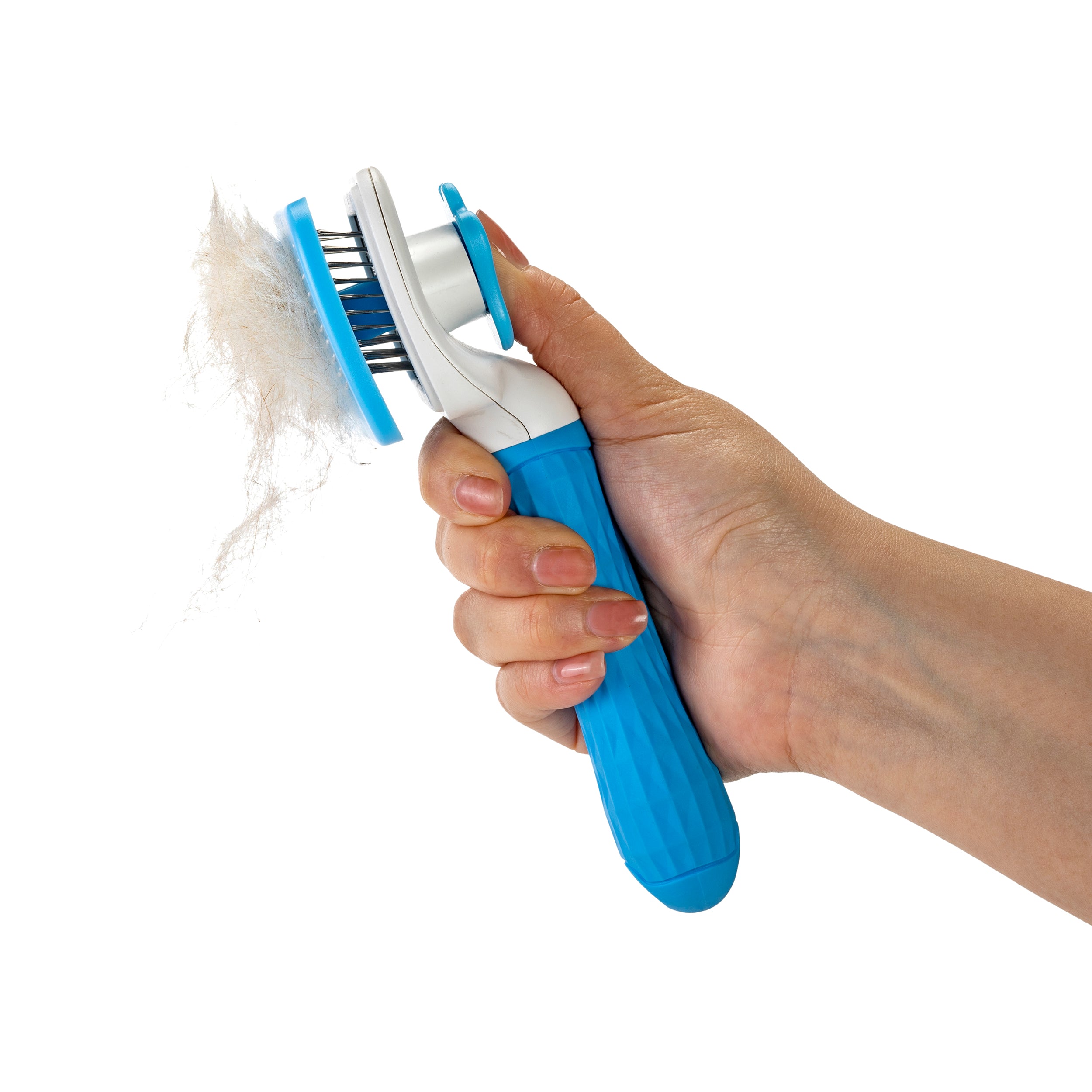 Nice Paws Self Cleaning Pet Slicker Grooming Brush - Image 5