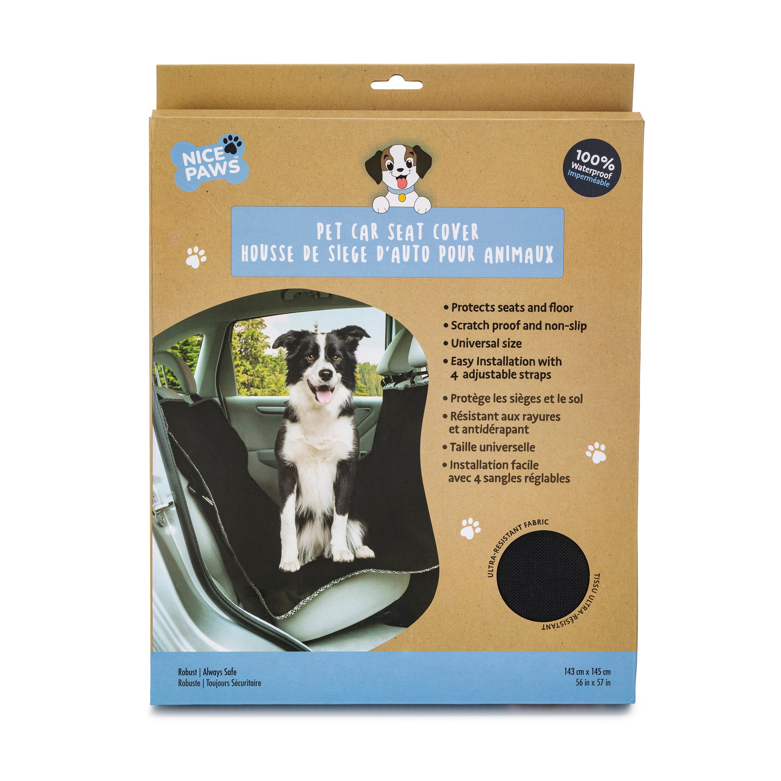 Nice Paws Pet Car Seat Cover - Image 2