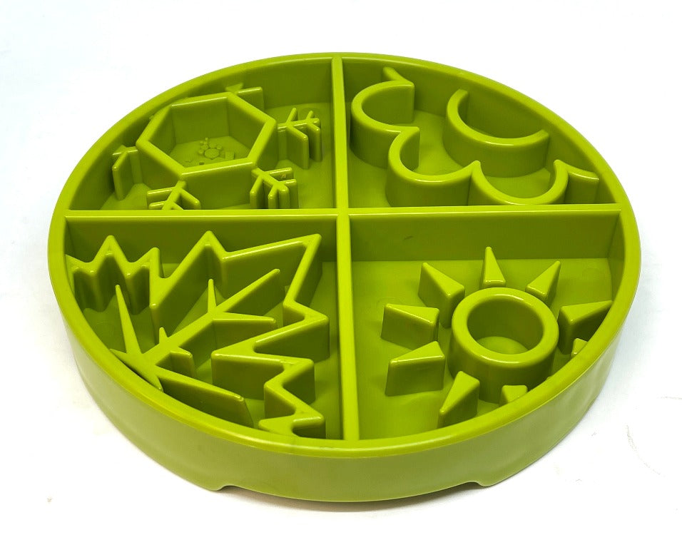 SodaPup Four Seasons eTray Shallow Slow Feeder Dog Bowl Enrichment | USA Made