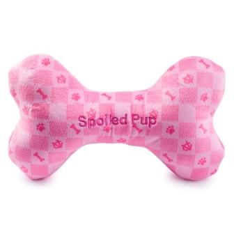 Pink Checker Chewy Vuiton Bone by Haute Diggity Dog - Image 4