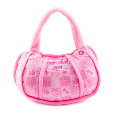 Pink Checker Chewy Vuiton Handbag by Haute Diggity Dog - Image 2