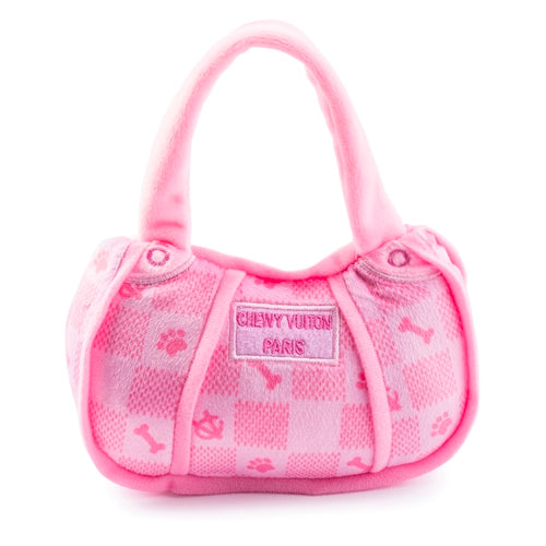 Pink Checker Chewy Vuiton Handbag by Haute Diggity Dog - Image 6