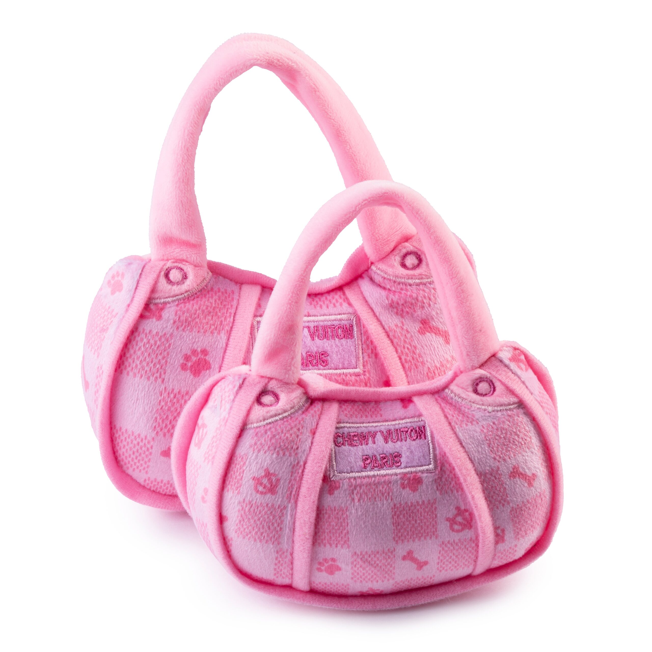 Pink Checker Chewy Vuiton Handbag by Haute Diggity Dog - Image 3