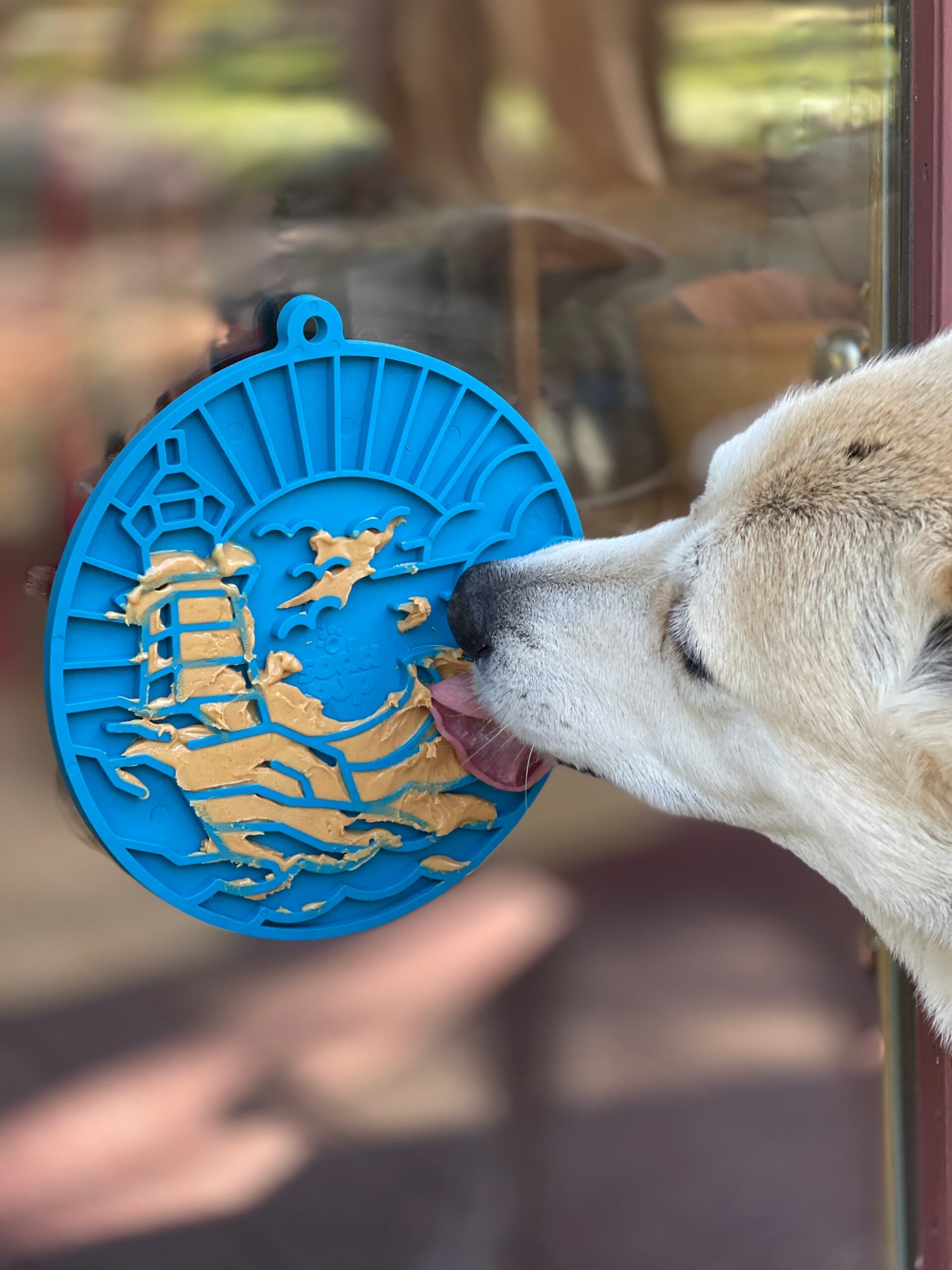SodaPup Lighthouse eMat Enrichment Lick Mat Dogs Cats Suction Cups | USA Made