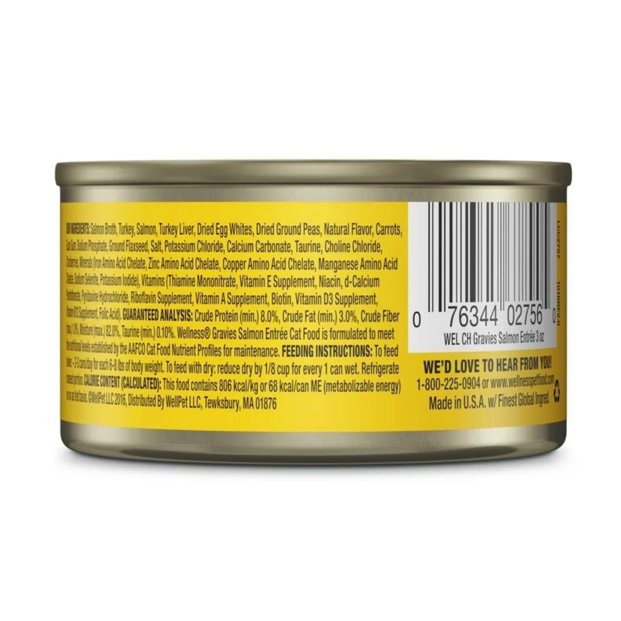 Wellness Cat Complete Health Gravies Salmon Entrée 3oz. (Case of 12)
