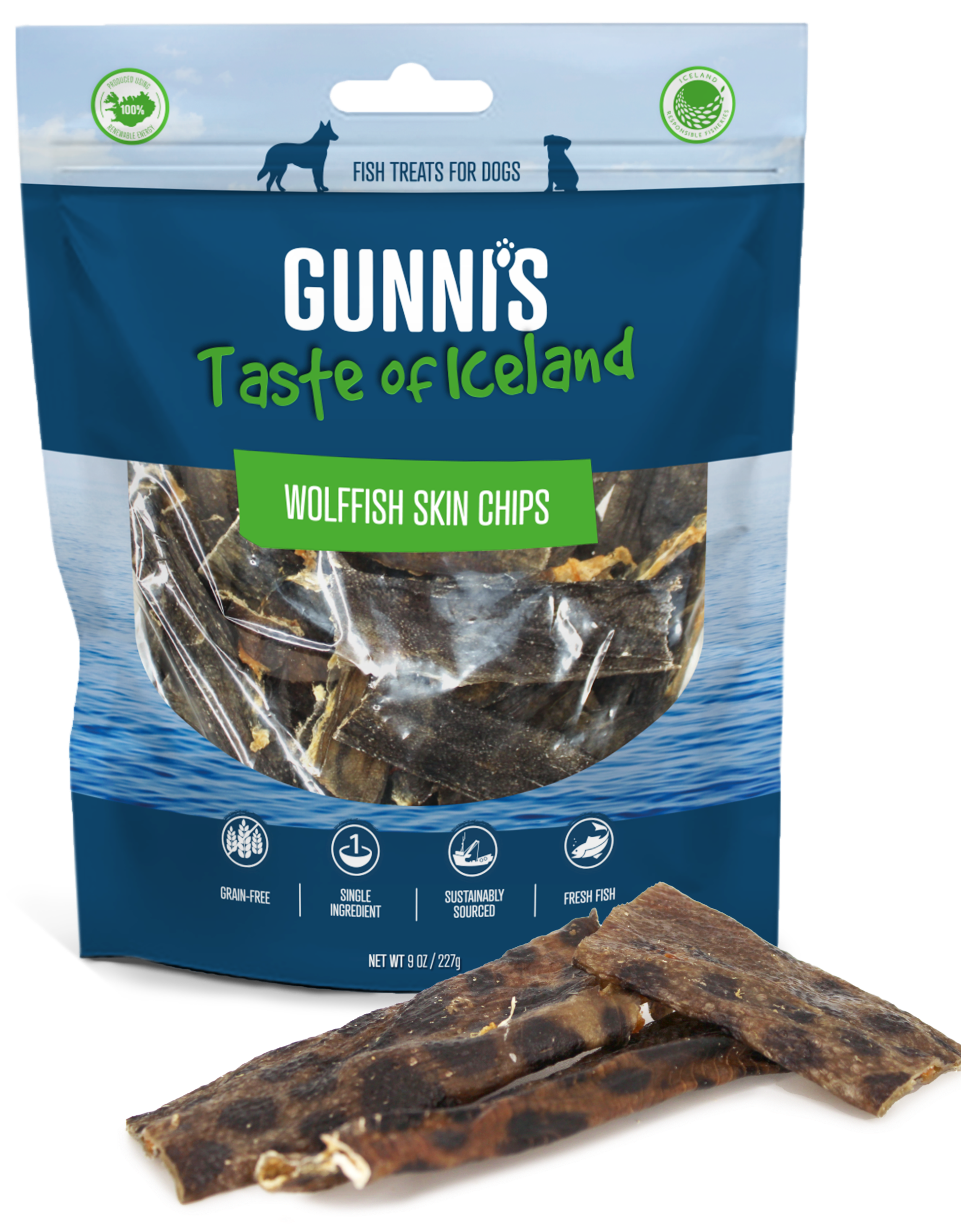 9oz Wolffish Skin Chips - Image 3