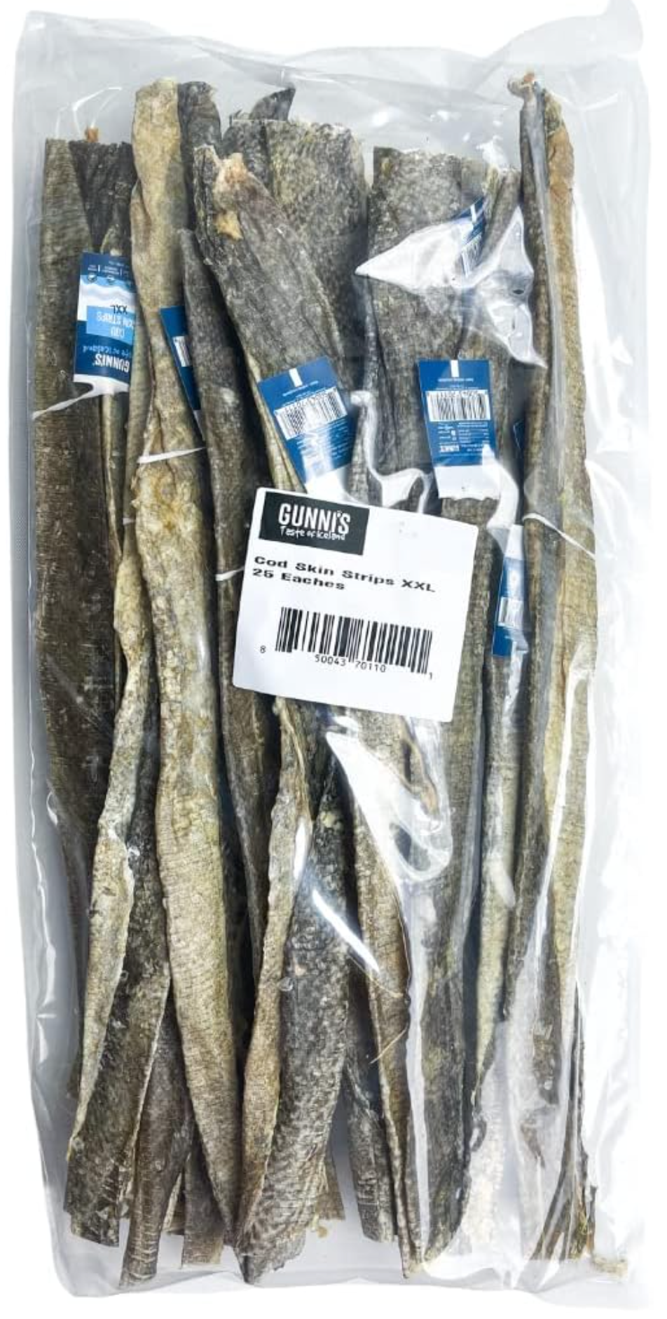 Gunni's Dog Cod Skin Strips Long, 25 Count - Image 3