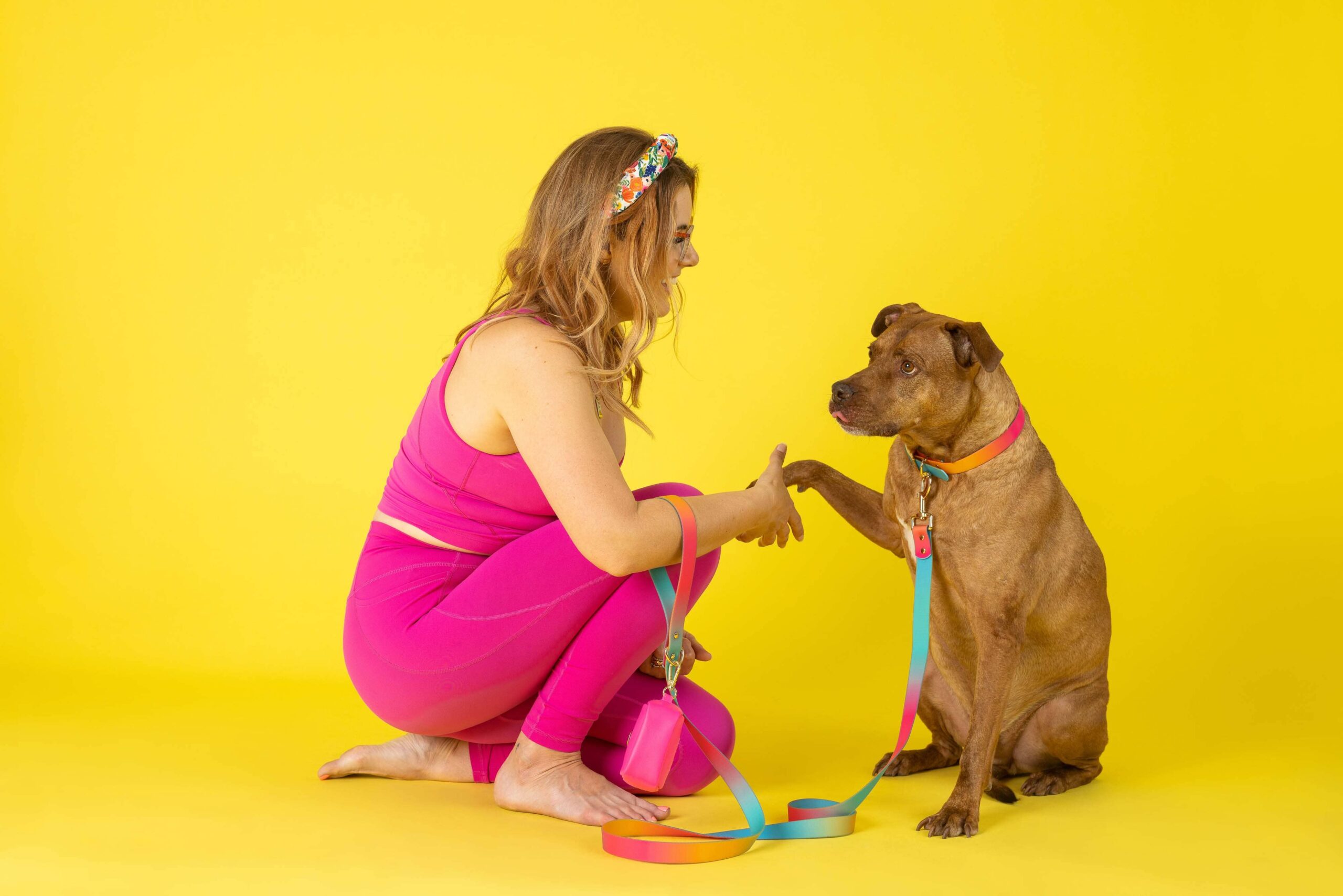 Pippa Dog Collar | Pink Papyrus