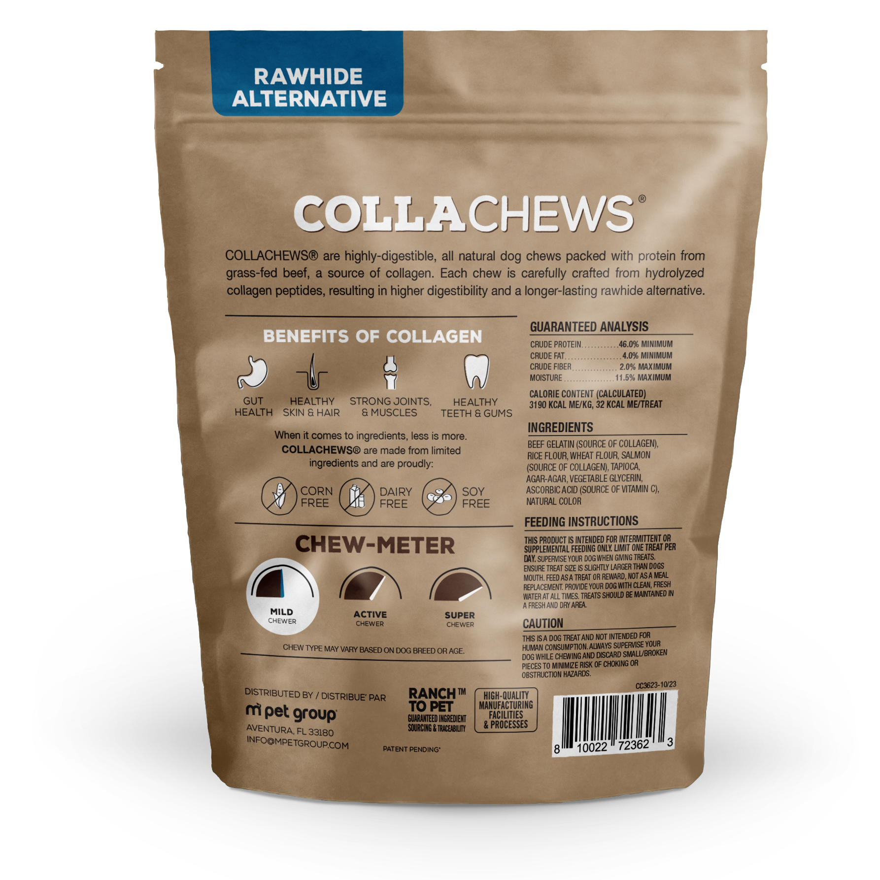 CollaChews 5" Salmon & Collagen Stix - 25 Pack Bag