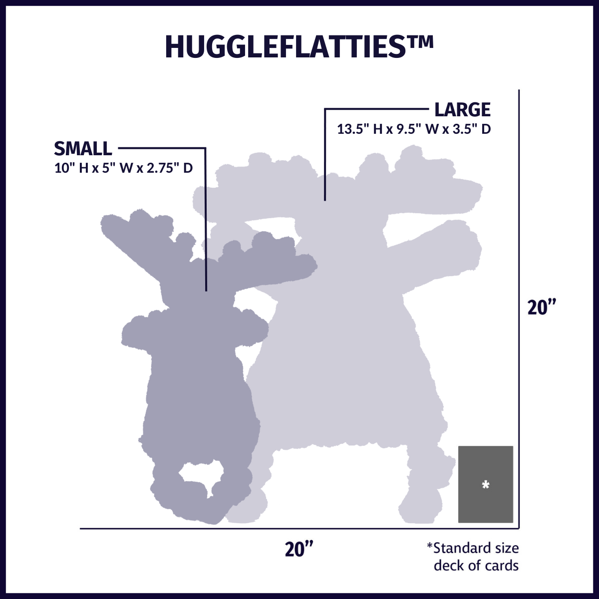 Barnyard HuggleFlatties™, Small Plush Dog Toys (3pk) - Image 12