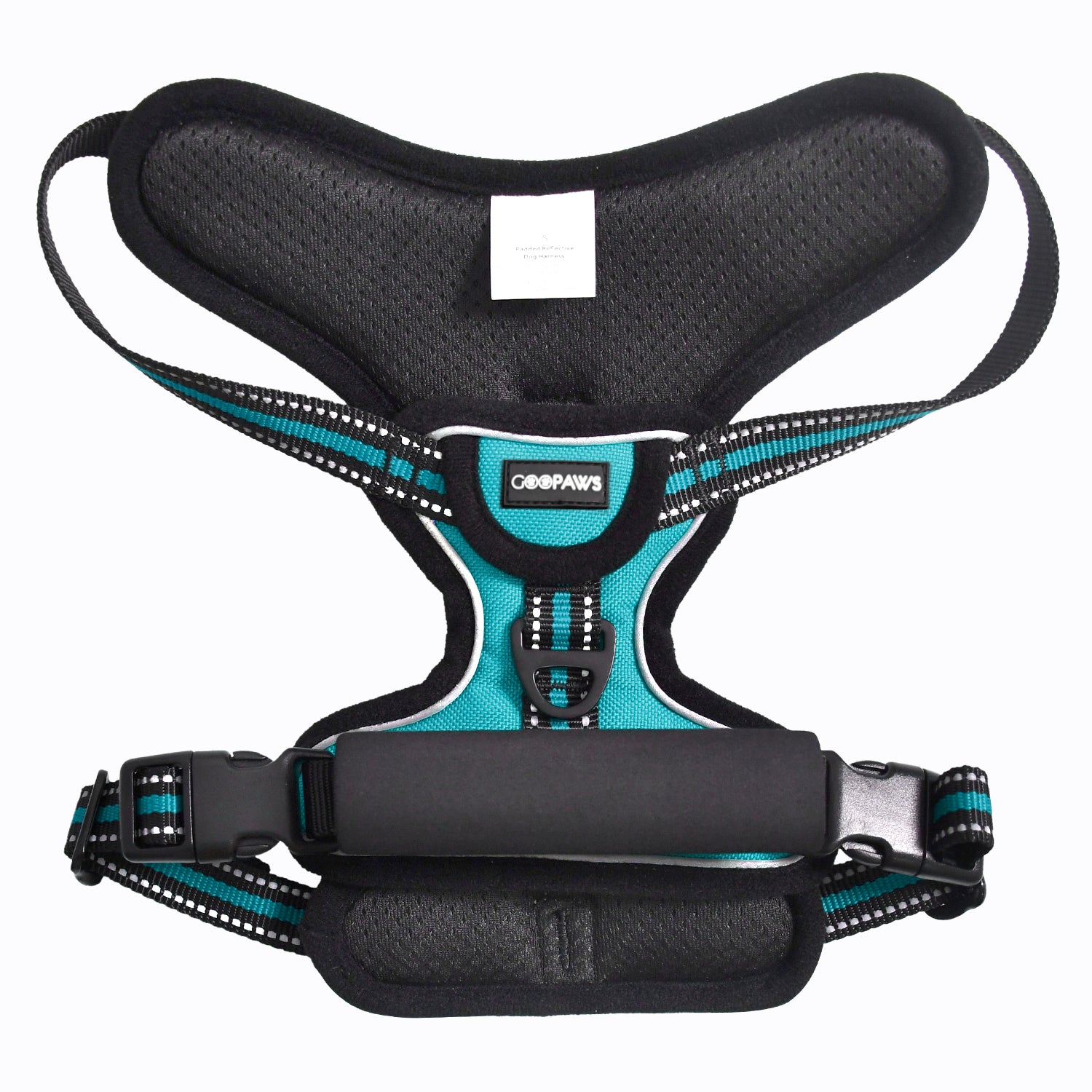 GOOPAWS Padded Reflective Pet Dog Harness, Lightweight Ripstop, Blue - Image 4