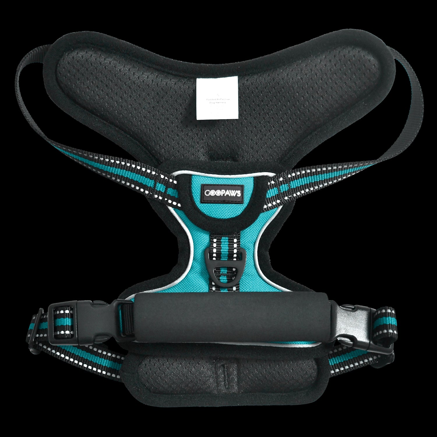 GOOPAWS Padded Reflective Pet Dog Harness, Lightweight Ripstop, Blue - Image 6