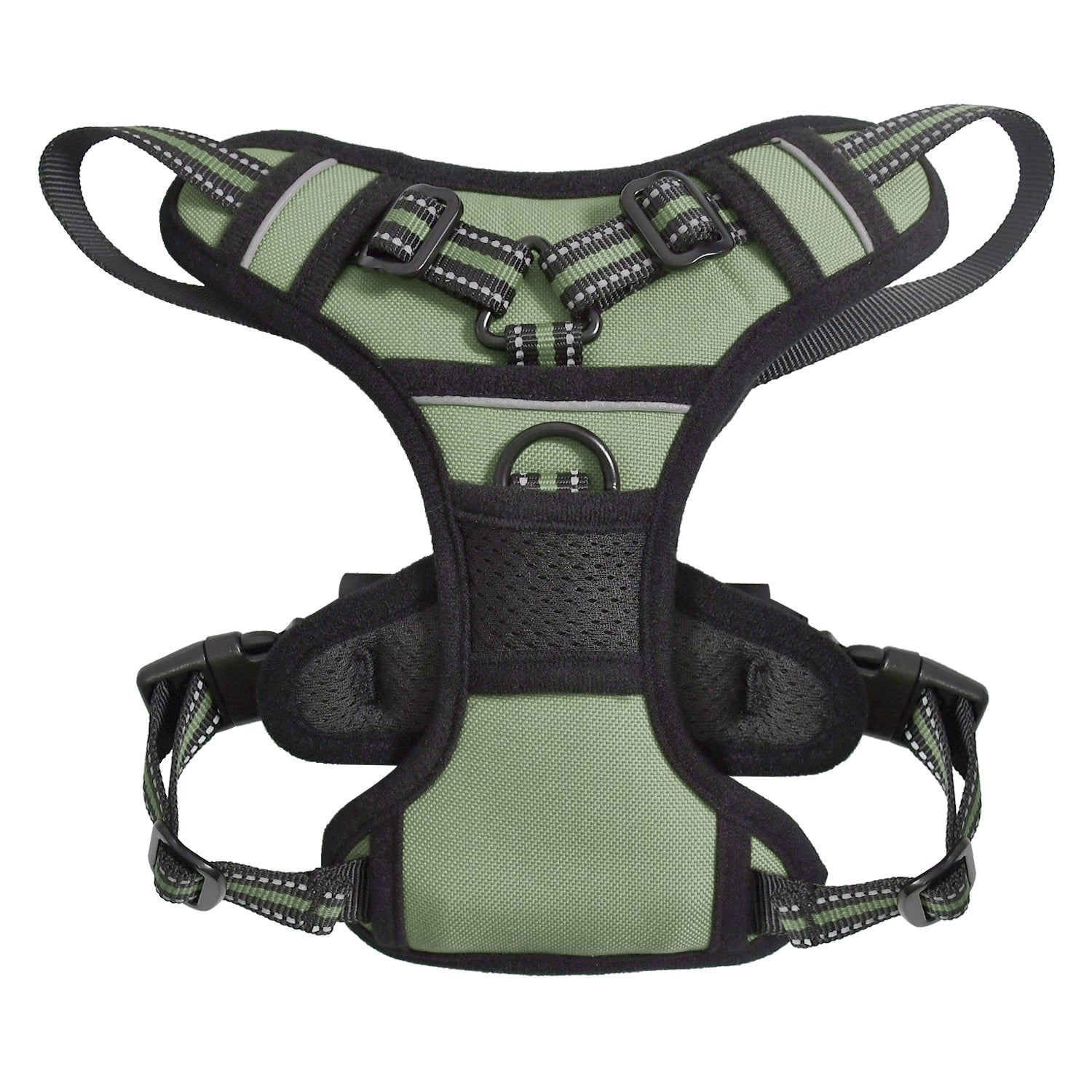 GOOPAWS Padded Reflective Pet Dog Harness, Lightweight Ripstop, Green - Image 5
