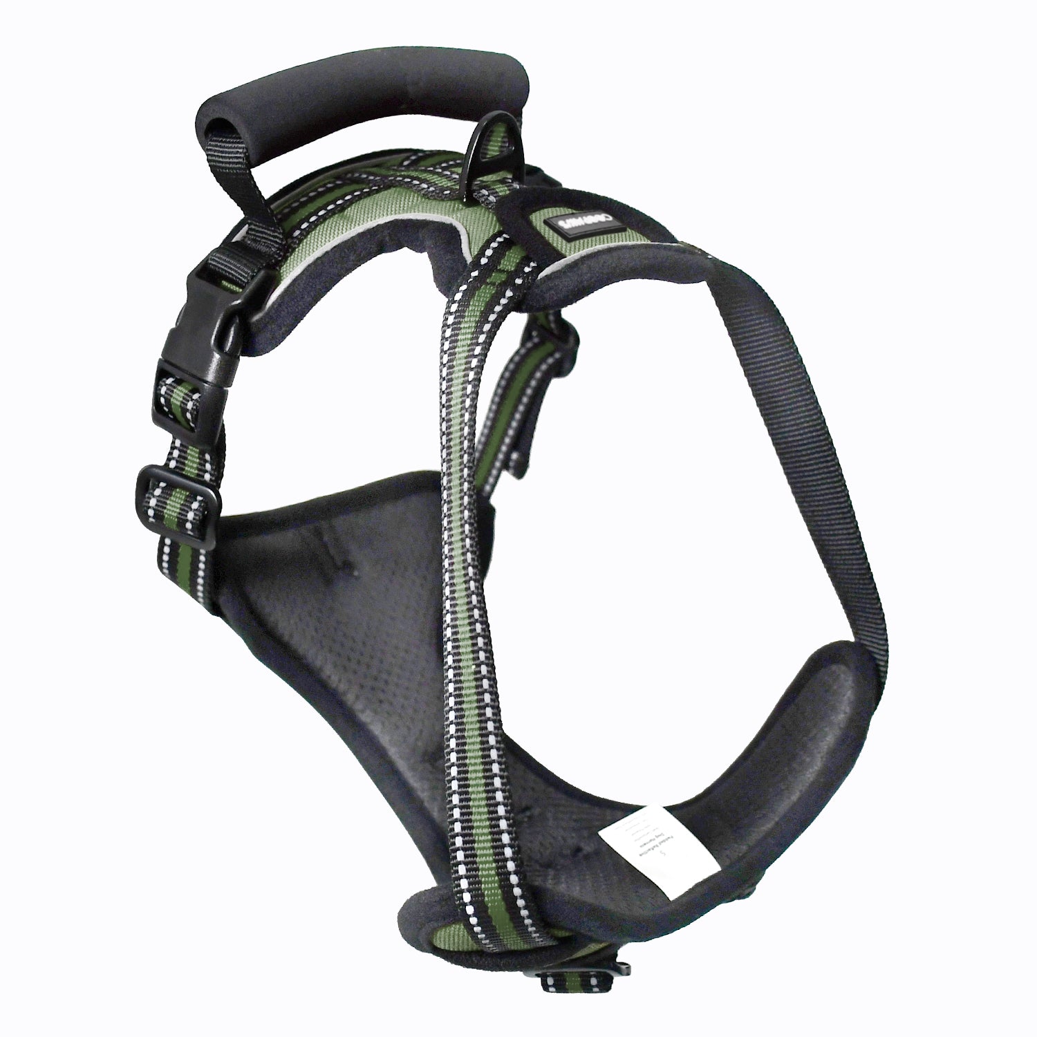 GOOPAWS Padded Reflective Pet Dog Harness, Lightweight Ripstop, Green - Image 9