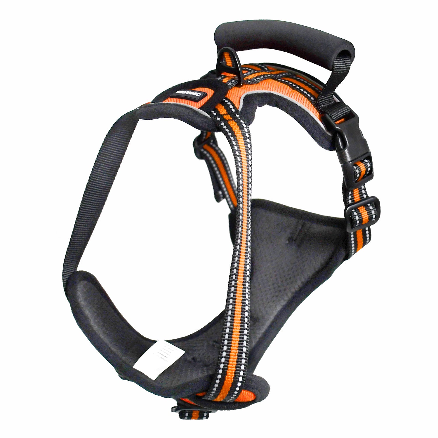 GOOPAWS Padded Reflective Pet Dog Harness, Lightweight Ripstop, Orange - Image 11