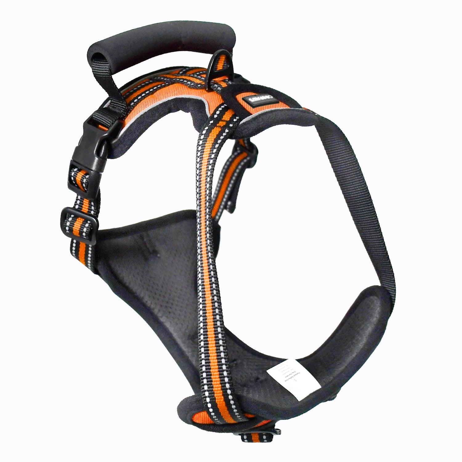 GOOPAWS Padded Reflective Pet Dog Harness, Lightweight Ripstop, Orange - Image 12