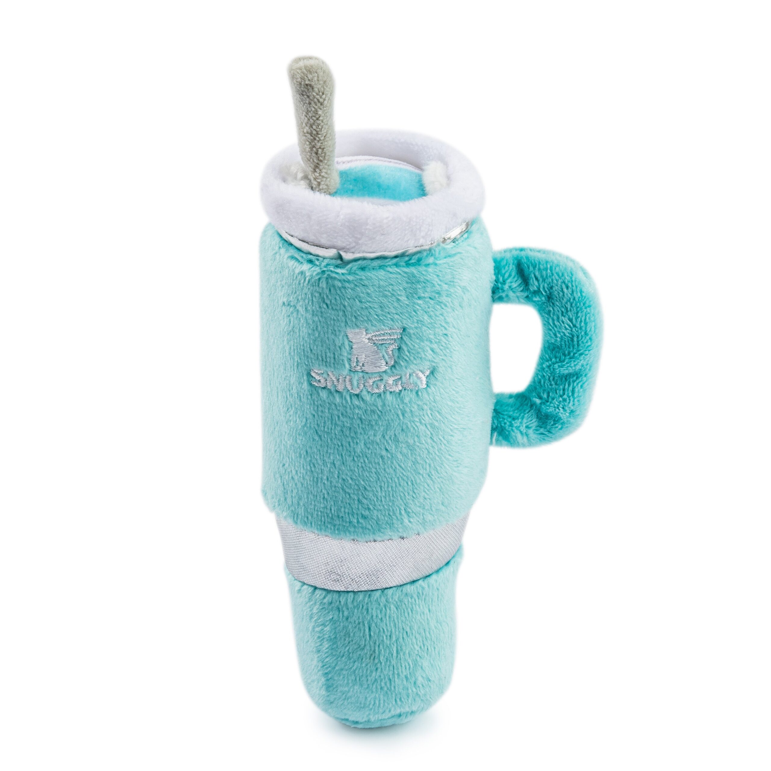 Snuggly Cup 3-Pack Organic Catnip Toys (Teal, Ivory, Blush) - Image 4