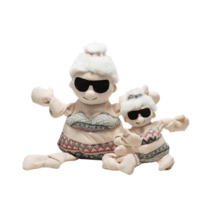 Beach Babe Mrs. C Knottie® Durable Plush Dog Toy