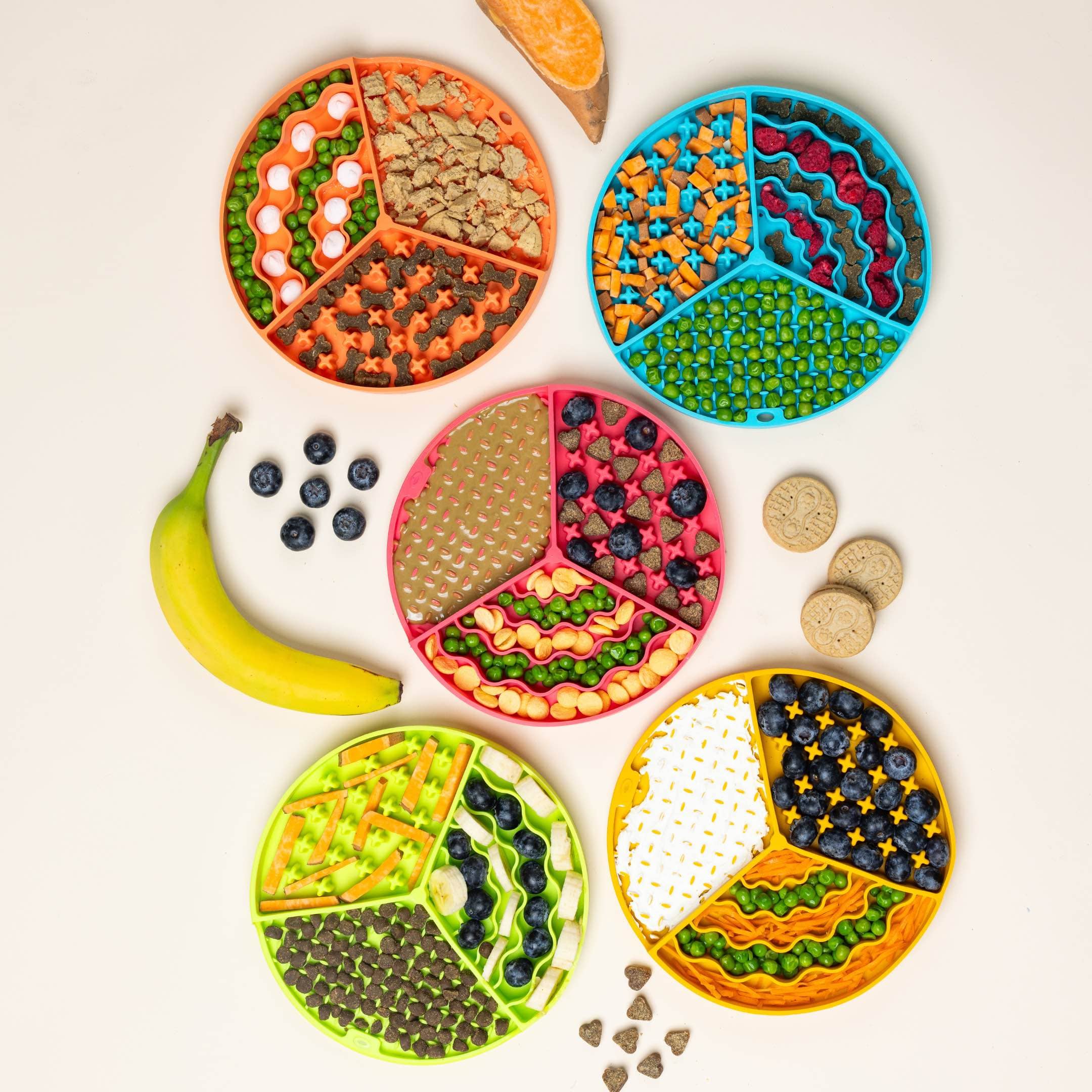 Green Dog & Cat Lick Mat | Pink Papyrus