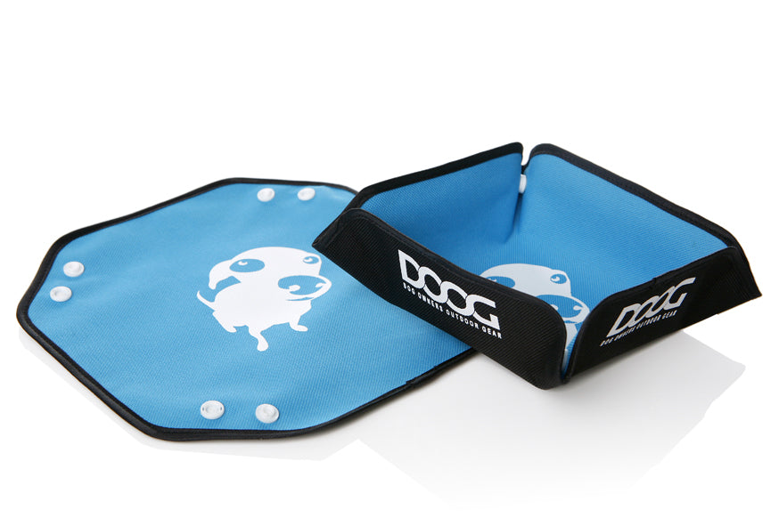 DOOG Foldable Dog Water Bowl - Blue - Image 2