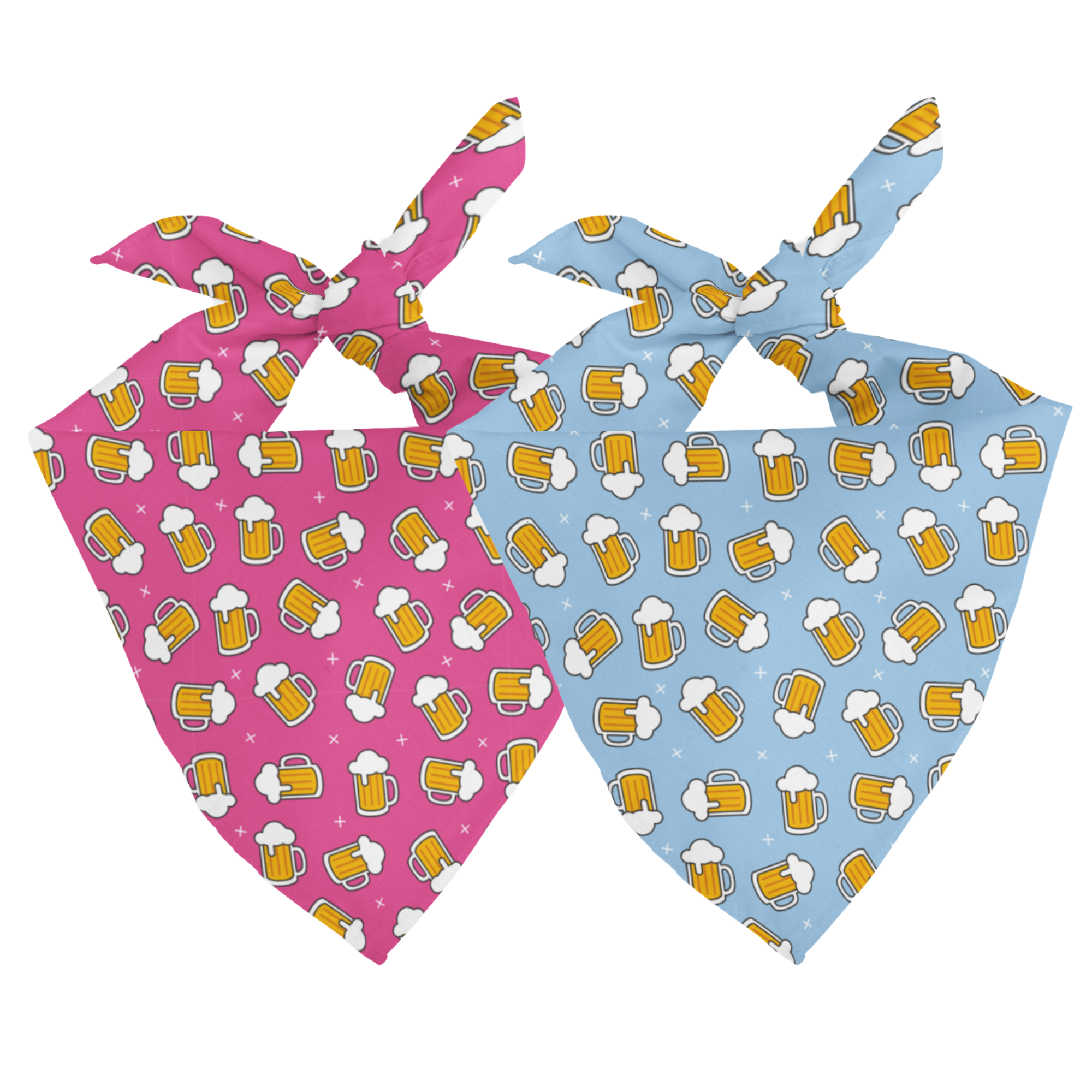 Cheers and Beers Tie On Dog Bandana - Image 3
