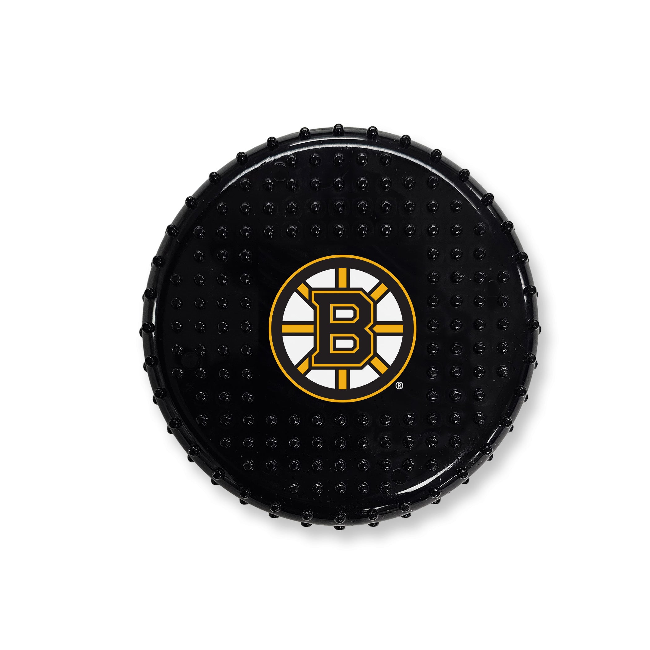 BOSTON BRUINS HARD NYLON HOCKEY PUCK CHEW TOY - Image 2