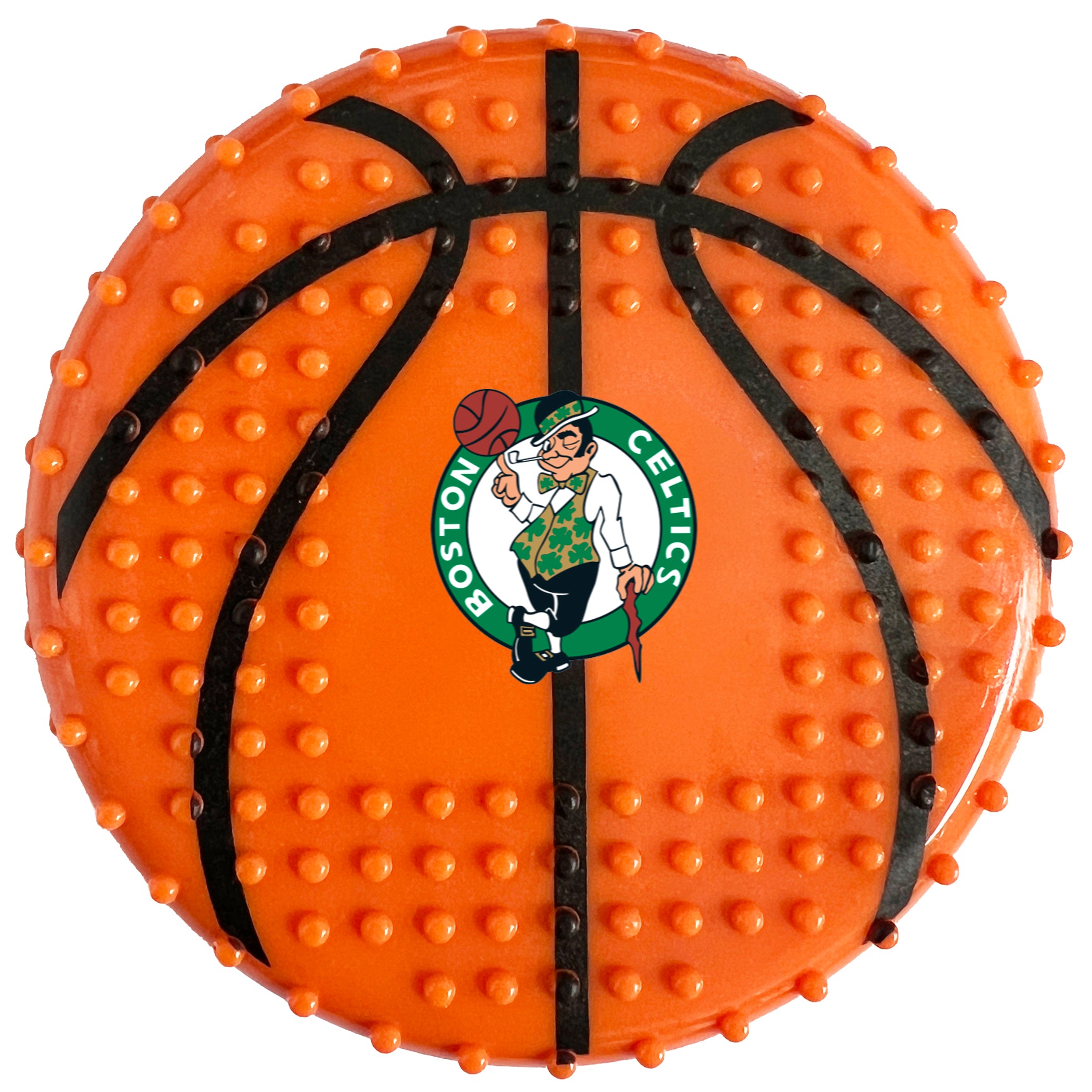 BOSTON CELTICS HARD NYLON BASKETBALL CHEW TOY