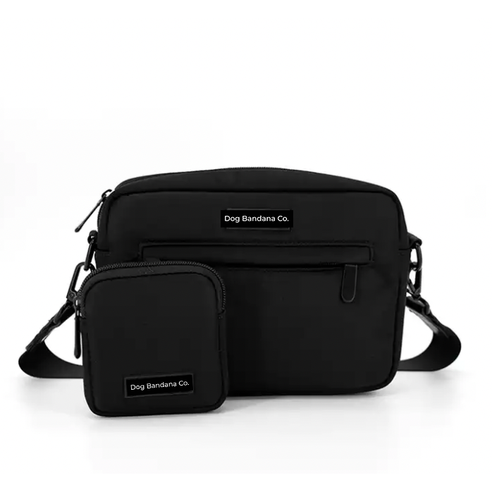 Crossbody Dog Walking Bag in Hunter Green - Image 6