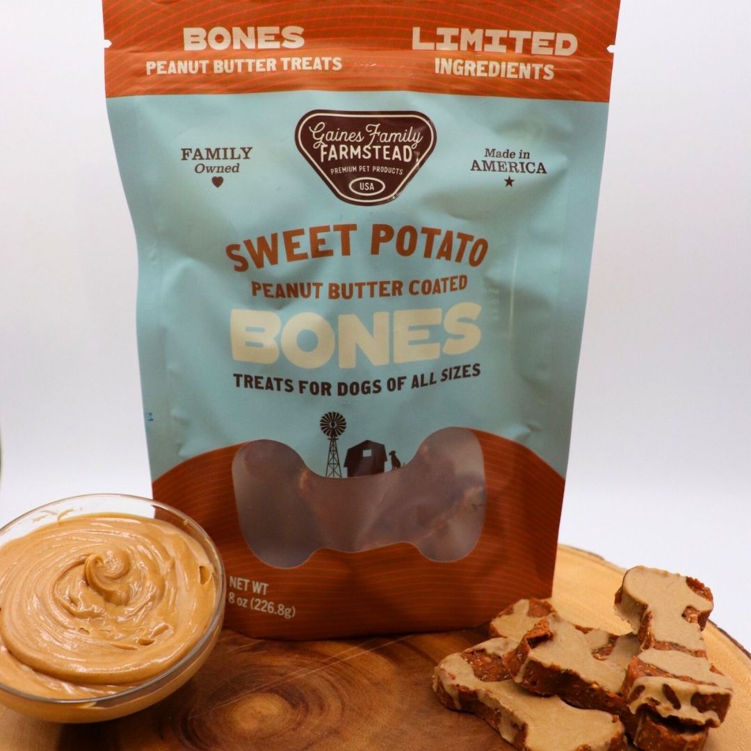Peanut Butter Sweet Potato Bones - 8oz - Image 4