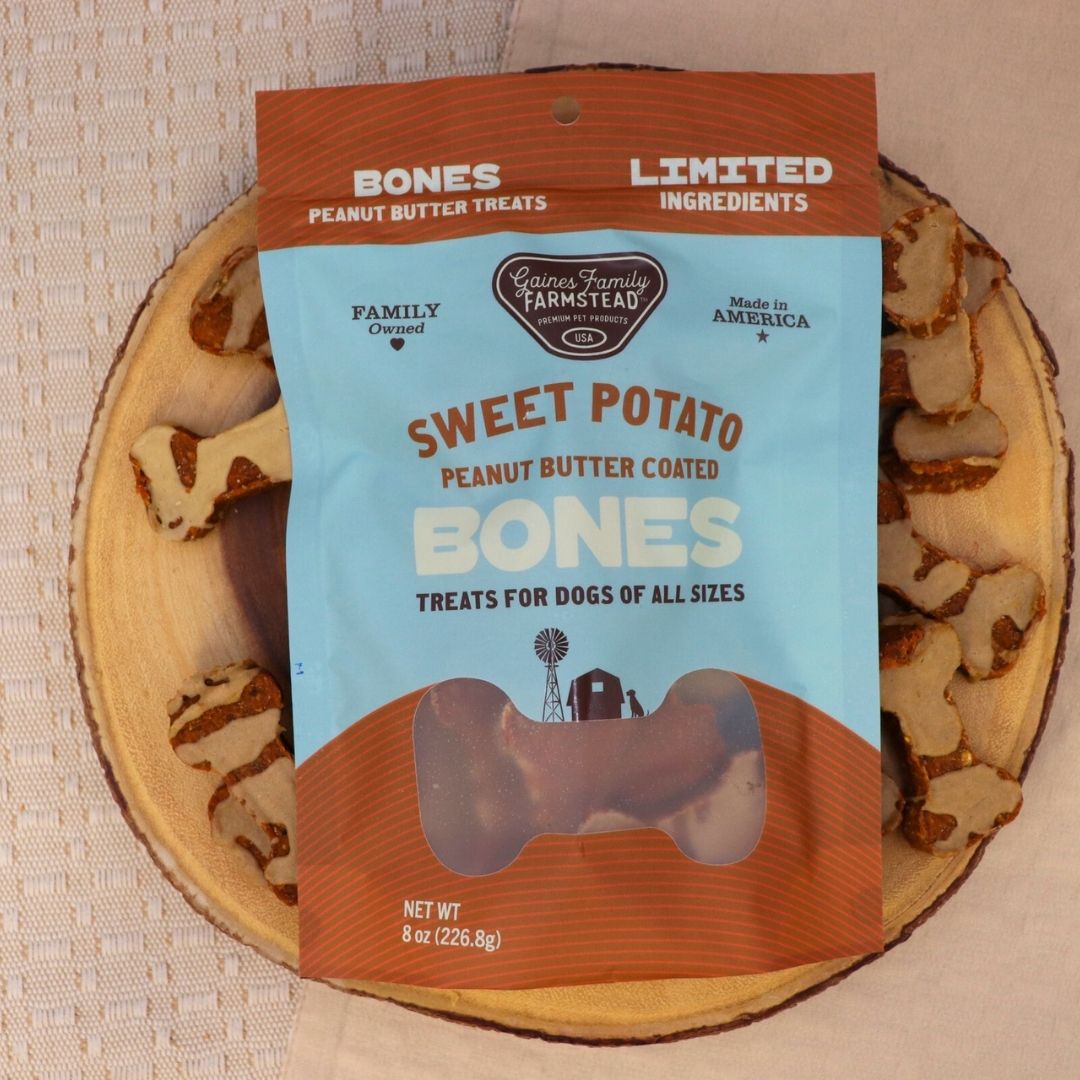 Peanut Butter Sweet Potato Bones - 8oz - Image 5