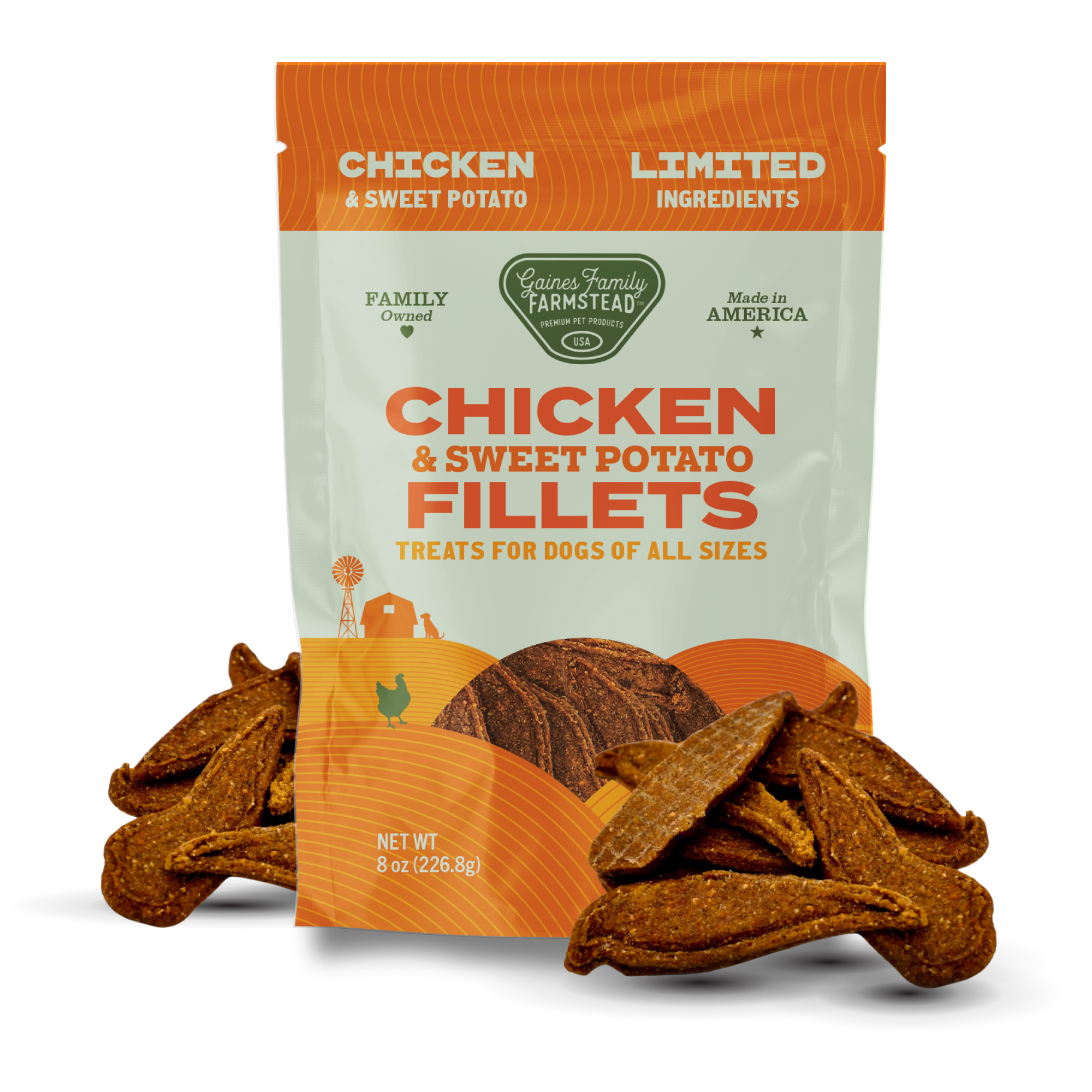 Chicken and Sweet Potato Fillets - 8oz