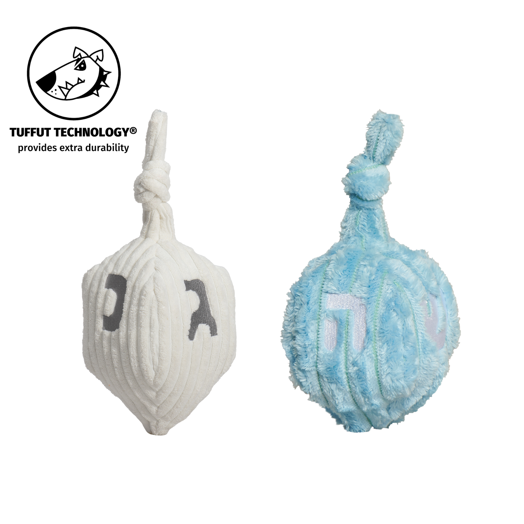 Shining Collection Dreidel Durable Plush Dog Toy