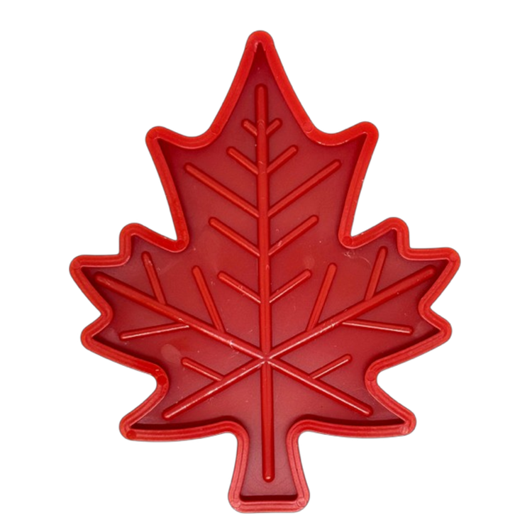 SodaPup Canadian Maple Leaf Nylon Dog Chew Toy Indestructible & USA Made Red