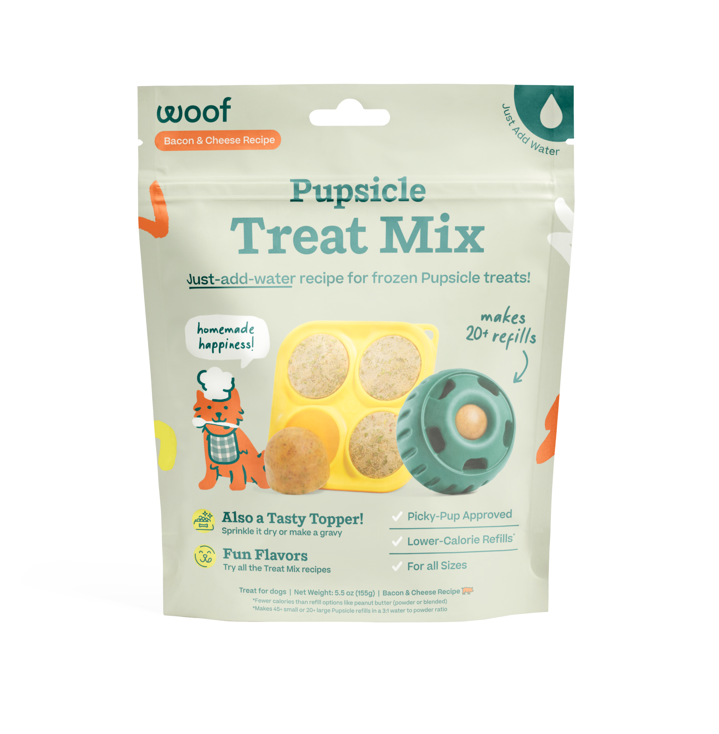 Pupsicle Treat Mix - Bacon & Cheese . - Image 2