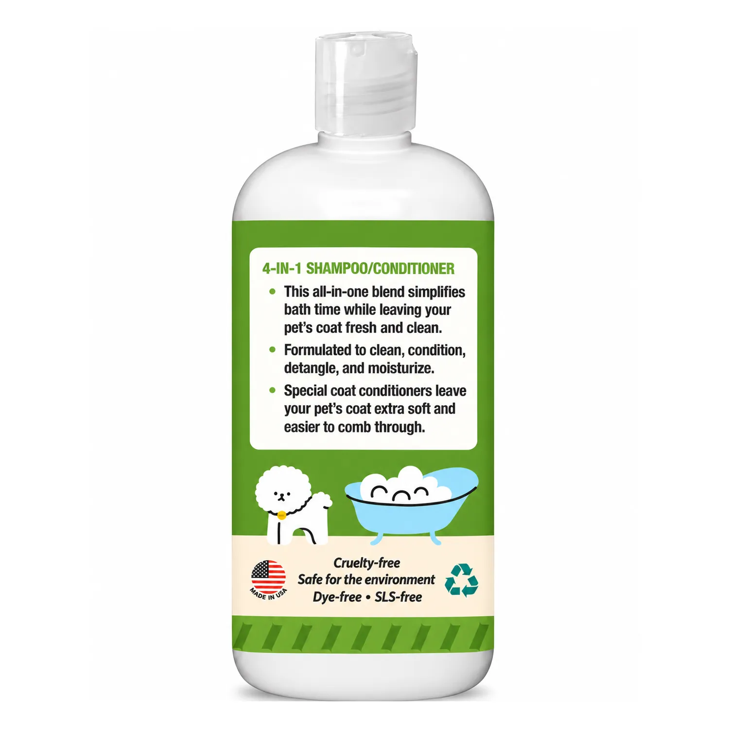 ThoozyPet 4-in-1 Shampoo/Conditioner White Tea & Pear 16oz - Image 6
