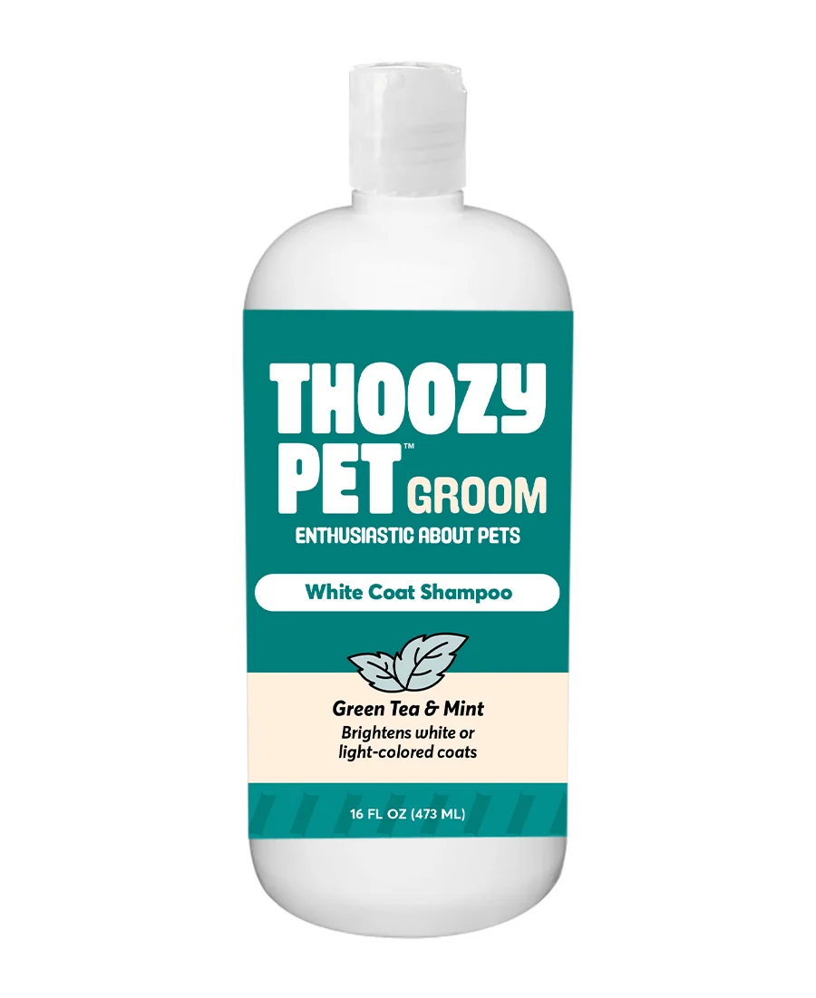 ThoozyPet White Coat Shampoo Green Tea & Mint 16oz - Image 4